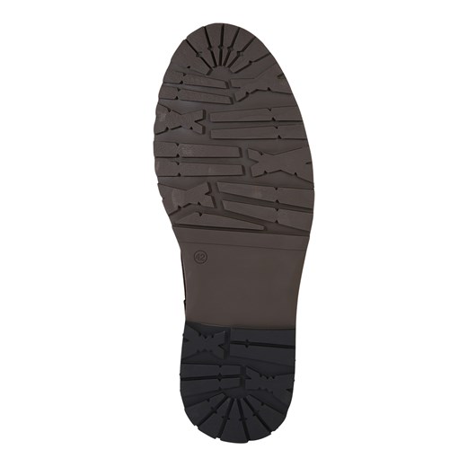 Buty zimowe męskie brązowe Bullboxer na zimę ze skóry