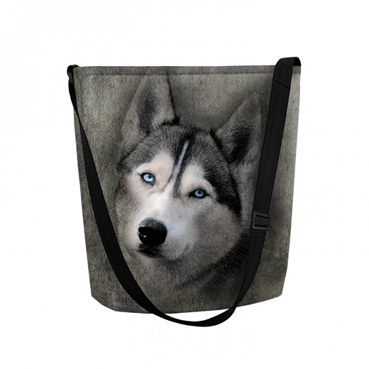 Shopper bag Ptakmoda.com na ramię bez dodatków w stylu młodzieżowym z filcu