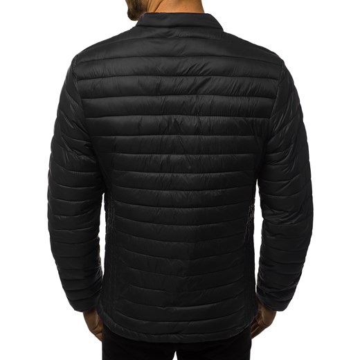 KURTKA MĘSKA PRZEJŚCIOWA CZARNA OZONEE JB/JP1138 Ozonee XXL promocja ozonee.pl
