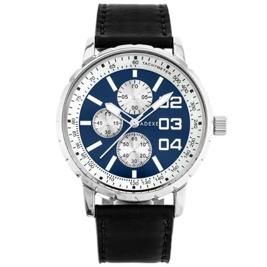 ZEGAREK MĘSKI ADEXE ADX-1748A-2A (zx078b) - Czarny || Srebrny Adexe Labri.pl
