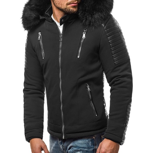 OZONEE O/99103 KURTKA MĘSKA CZARNA Ozonee XL ozonee.pl okazyjna cena
