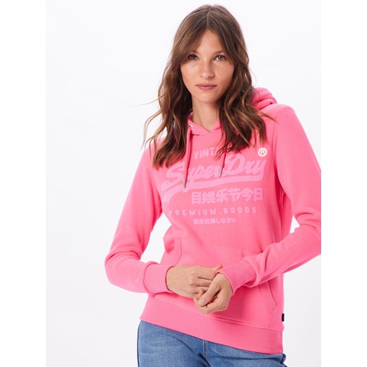 Bluzka sportowa 'PREMIUM GOODS TONAL INFILL ENTRY HOOD' Superdry S AboutYou