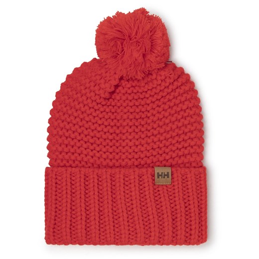 Czapka HELLY HANSEN - W Calgary Chunky Beanie 67266-222 Alert Red Helly Hansen wyprzedaż eobuwie.pl