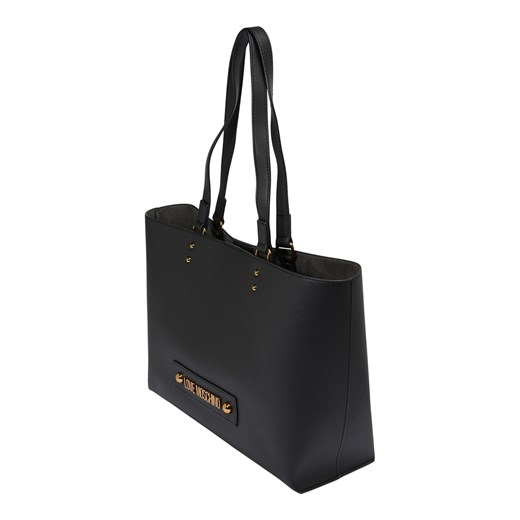 Shopper bag Love Moschino skórzana duża