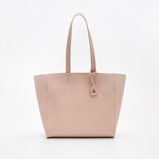 Shopper bag Cropp bez dodatków na ramię