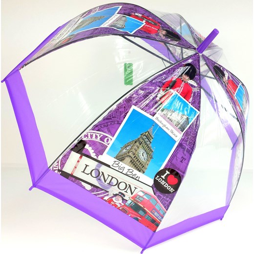 Parasol półprzezroczysty LONDON K328 Summermade uniwersalny E-LADY