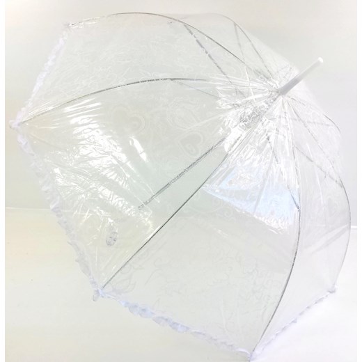 Parasol półprzezroczysty FALBANKA PE0021 White Summermade uniwersalny E-LADY