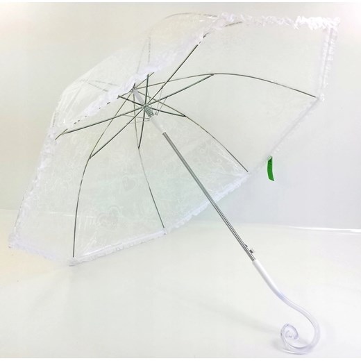 Parasol półprzezroczysty FALBANKA PE0021 White Summermade uniwersalny E-LADY