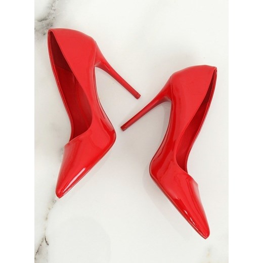 Szpilki damskie czerwone LE03P RED