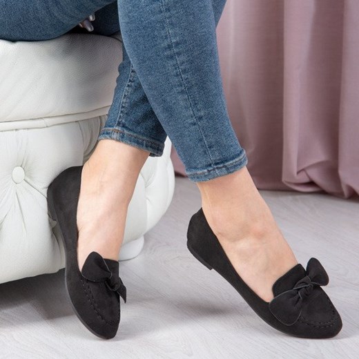 Balerinki Royalfashion.pl casual bez zapięcia płaskie