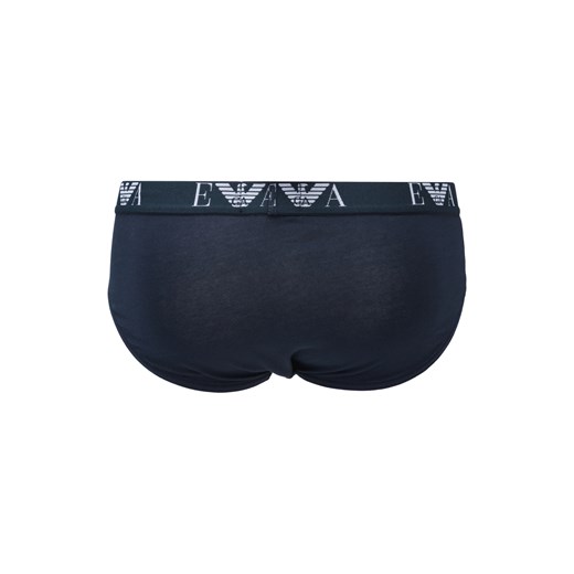 Emporio Armani 3-pack Slipy Czarny Niebieski Biały