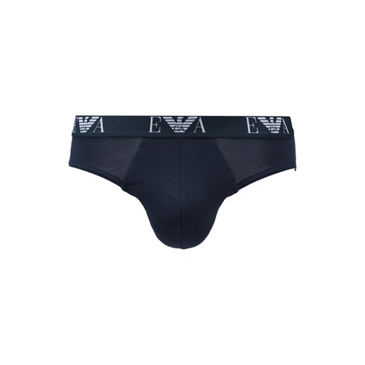 Emporio Armani 3-pack Slipy Czarny Niebieski Biały