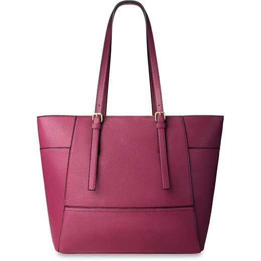 Shopper bag na ramię ze skóry ekologicznej