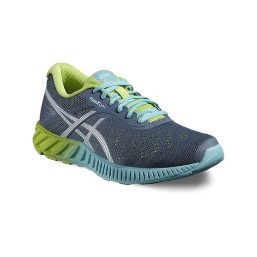 Buty sportowe damskie Asics fuzex bez wzorów sznurowane
