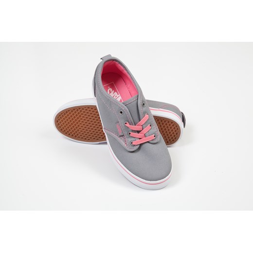Trampki dziecięce Vans bez wzorów wiązane na wiosnę