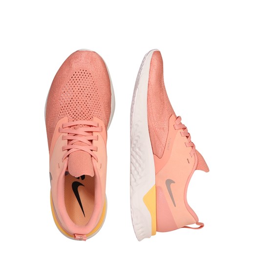 Buty sportowe damskie Nike do biegania bez wzorów na płaskiej podeszwie z gumy