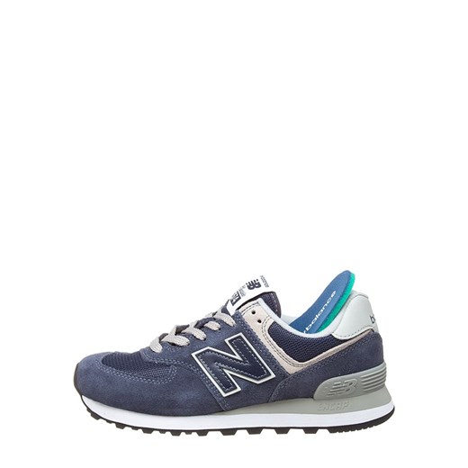Buty sportowe damskie granatowe New Balance młodzieżowe wiosenne płaskie