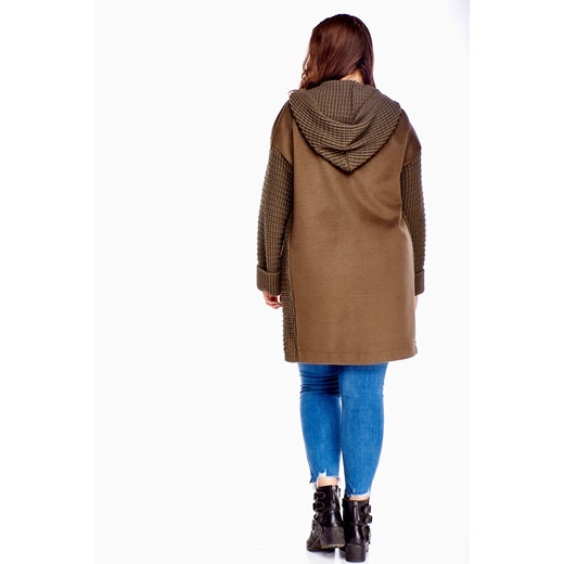 płaszcz z kapturem Ptakmoda.com U wyprzedaż