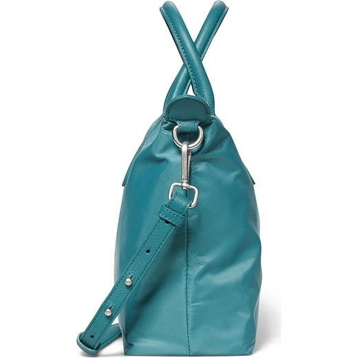 Skórzana torebka w kolorze morskim - 35 x 25 x 12 cm Marc O'Polo OneSize Limango Polska wyprzedaż