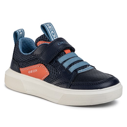 Sneakersy GEOX - J Nettuno B. C J02AWC 014BU C0820 S Navy/Orange Geox 31 eobuwie.pl