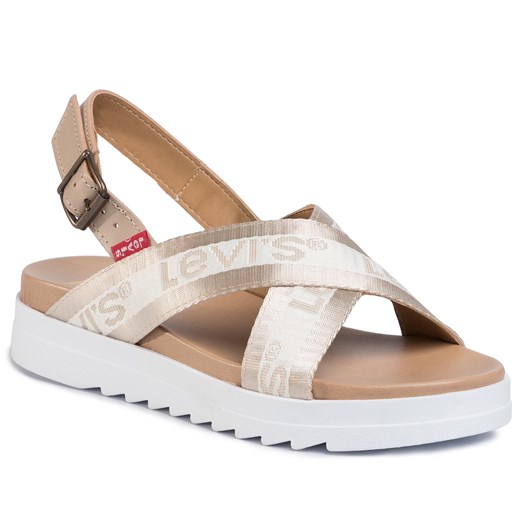Sandały damskie Levi's casual na lato z klamrą