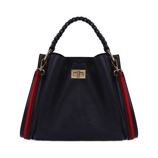 Torebka w kolorze granatowym - 25 x 20 x 12 cm Beverly Hills Polo Club OneSize wyprzedaż Limango Polska