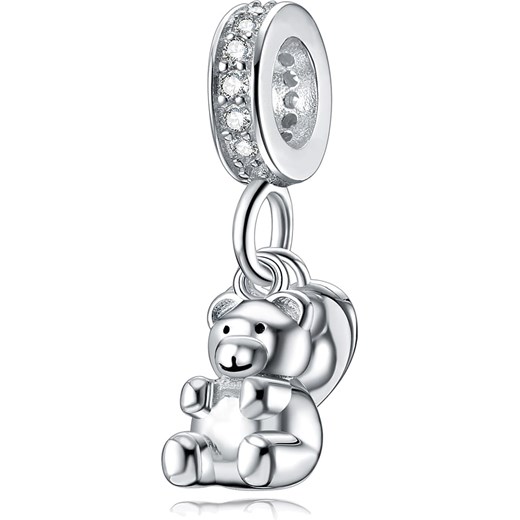 Zawieszka "Teddy" z cyrkoniami Maison D'argent OneSize okazyjna cena Limango Polska
