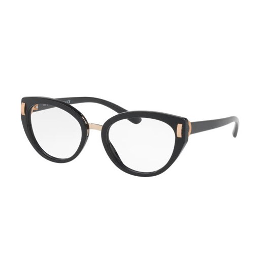 Czarne kocie szerokie okulary Bulgari BV 4139 501 54/19 140 Bulgari ROOMOUTLET.PL wyprzedaż