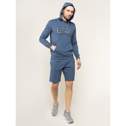 Bluza męska niebieska Emporio Armani na jesień