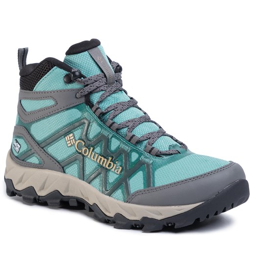 Buty trekkingowe damskie Columbia płaskie wiązane z tworzywa sztucznego na jesień sportowe