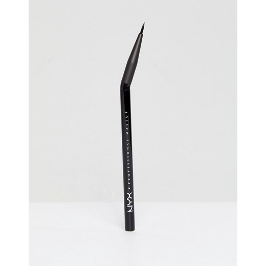 NYX Professional Makeup – Kątowy pędzelek do nakładania eyelinera Pro-Brak koloru