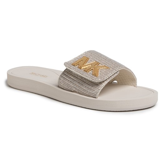 Klapki MICHAEL MICHAEL KORS - Mk Slide 40T8MKFA3D Ecru