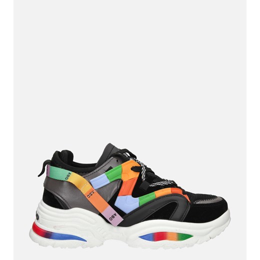 Buty sportowe damskie wielokolorowe Casu sneakersy młodzieżowe płaskie