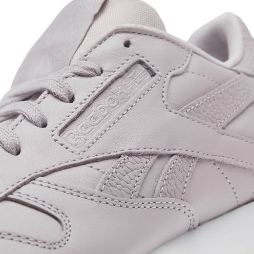 Reebok buty sportowe damskie bez wzorów skórzane wiązane