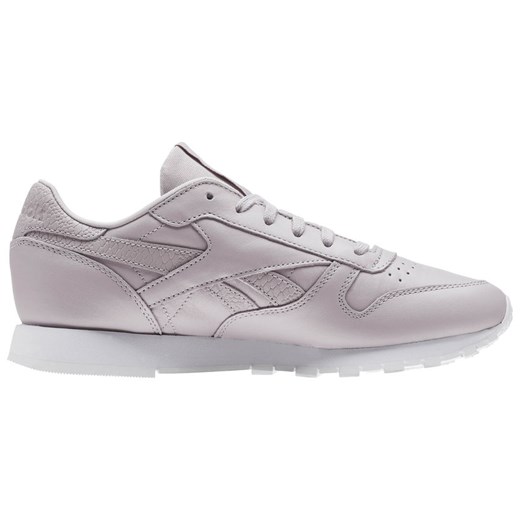 Buty sportowe damskie Reebok wiązane skórzane wiosenne płaskie bez wzorów