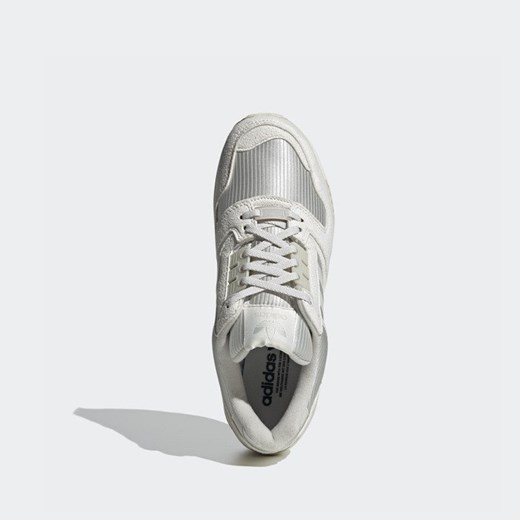 Buty sportowe damskie Adidas Originals zx sznurowane bez wzorów płaskie