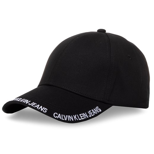 Czapka z daszkiem CALVIN KLEIN JEANS - Ckj Visor Logo Cap W K60K606630 BDS