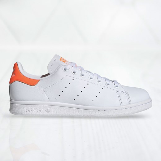 Adidas buty sportowe damskie białe sznurowane gładkie
