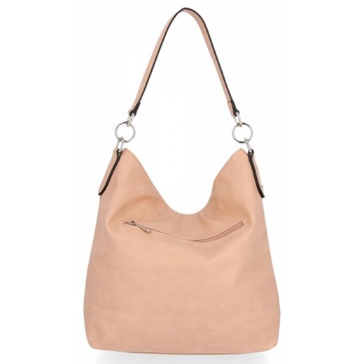 Shopper bag David Jones na ramię bez dodatków duża