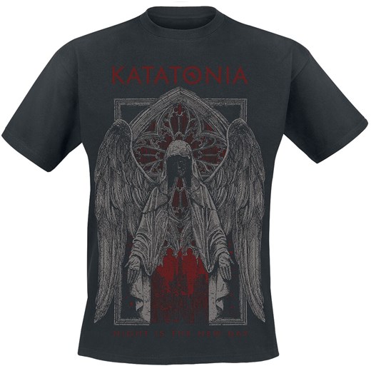 T-shirt męski w nadruki