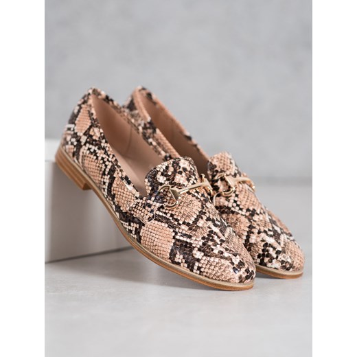 STYLOWE MOKASYNY SNAKE PRINT CzasNaButy 39 czasnabuty.pl