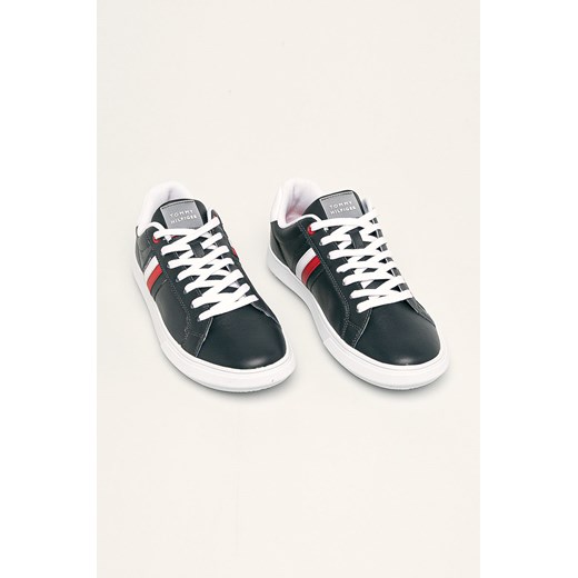 Trampki męskie Tommy Hilfiger casual sznurowane ze skóry