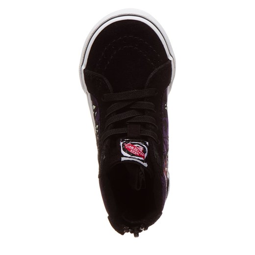 Trampki dziecięce czarne Vans sznurowane