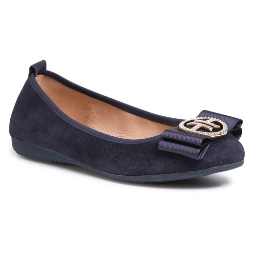 Baleriny LA BALLERINA - 6192-12 Cam Blu Scuro Cp 36 eobuwie.pl