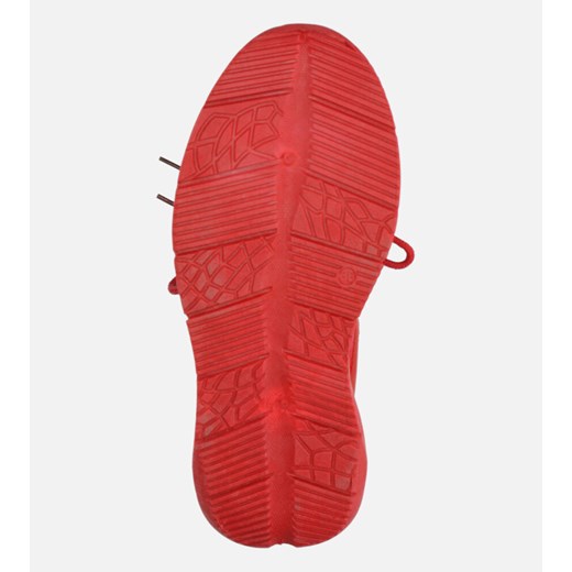 Czerwone buty sportowe sznurowane Casu DS12001-5 Casu 38 Casu.pl