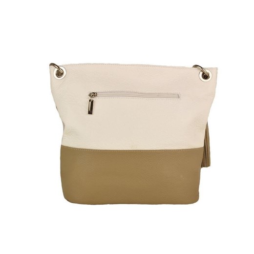 Shopper bag Barberini`s matowa bez dodatków na ramię