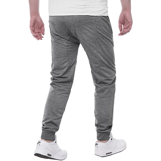 Wyprzedaż joggery dresowe NK7009 - antracytowe