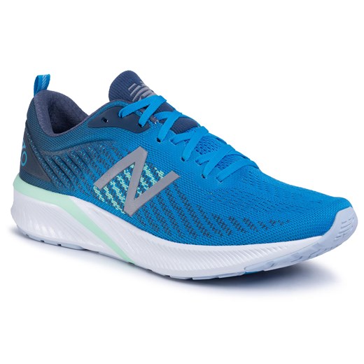 Buty sportowe męskie niebieskie sznurowane