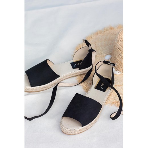 Espadryle damskie Casu gładkie z tkaniny