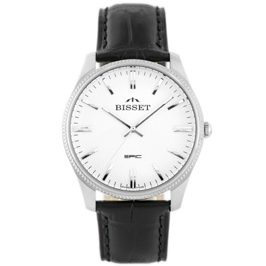 Zegarek Bisset czarny analogowy